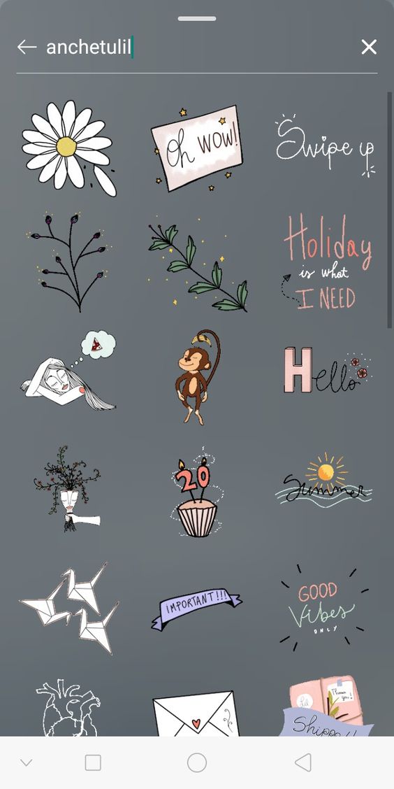 Cute Instagram Stickers for Your Travel Stories (23 Sets)