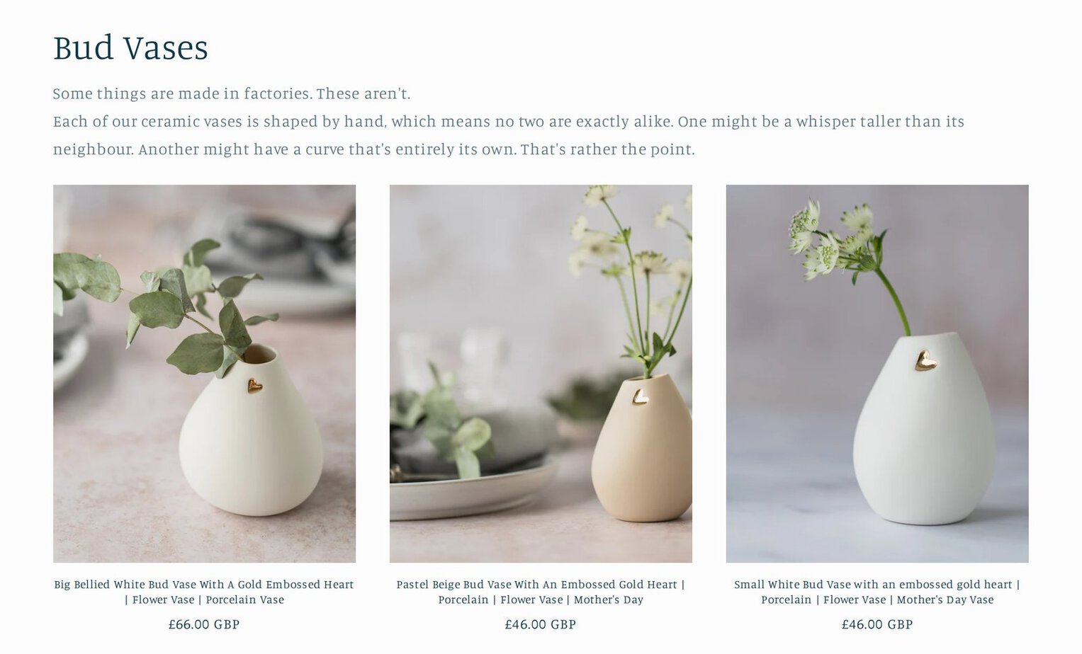 After: a featured category with its own copy and animated product tiles